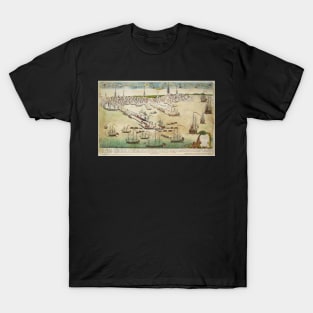 landing of troops 1770 - Paul Revere T-Shirt